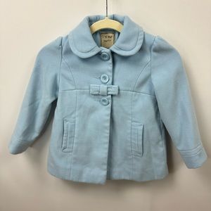 I love next blue girl coat size 4-5 years